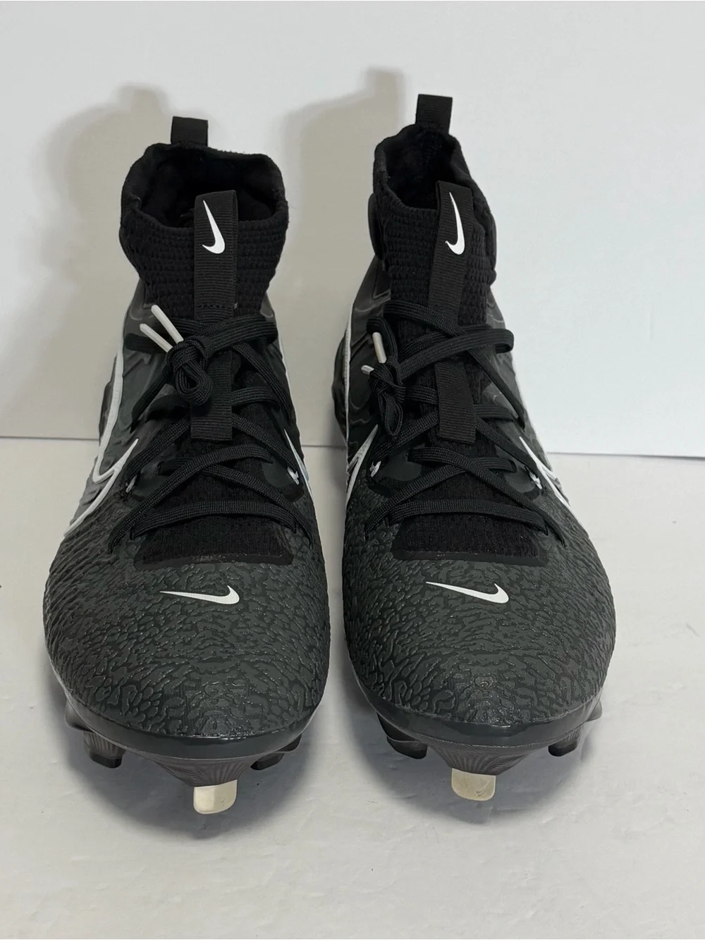 Nike Alpha Huarache NXT Black Metal Baseball Cleats DJ6517-010 Men's Size 11 - Picture 3 of 8